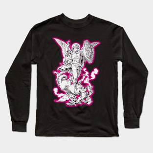 Saint Michael Archangel Long Sleeve T-Shirt